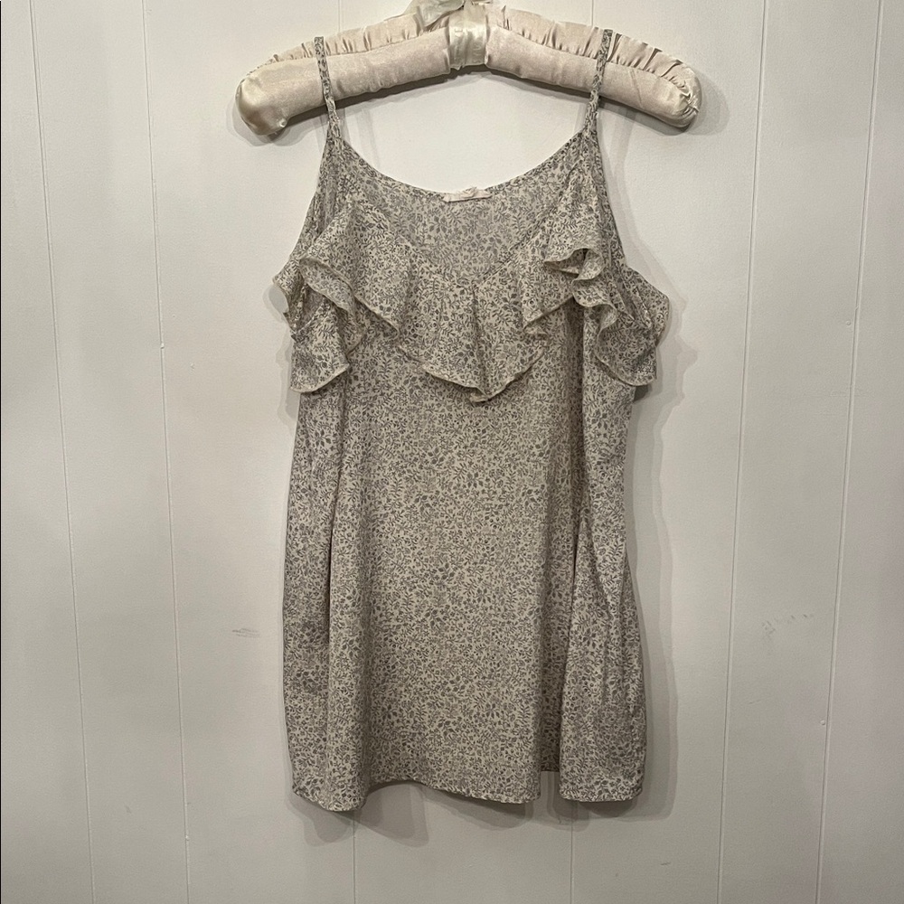 easel Cream Floral Print Cami Top
